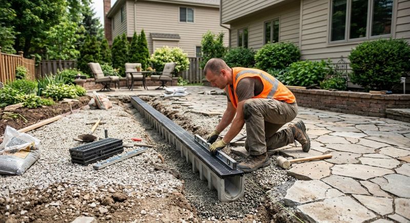 Garden Drainage Installation in Birmingham, AL